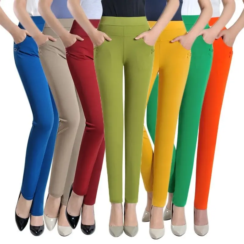 2024 Autumn Women Trousers Oversize Elastic High Waist Loose Casual Pants Middle-aged Female Winter Warm Stretch Pants W75
2024 Autumn Women Trousers Oversize Elastic High Waist Loose Casual Pants Middle-aged Female Winter Warm Stretch Pants W75