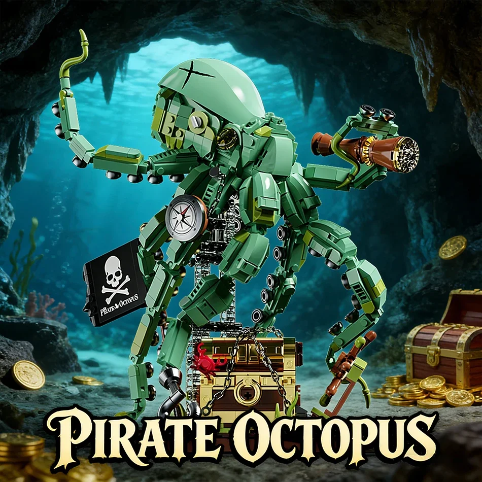 Creativity Animal Pirate Octopus Building Blocks Deep Sea Creature Bricks Toys for Boys Girls Bricks Birthday Christmas Gifts
Creativity Animal Pirate Octopus Building Blocks Deep Sea Creature Bricks Toys for Boys Girls Bricks Birthday Christmas Gifts