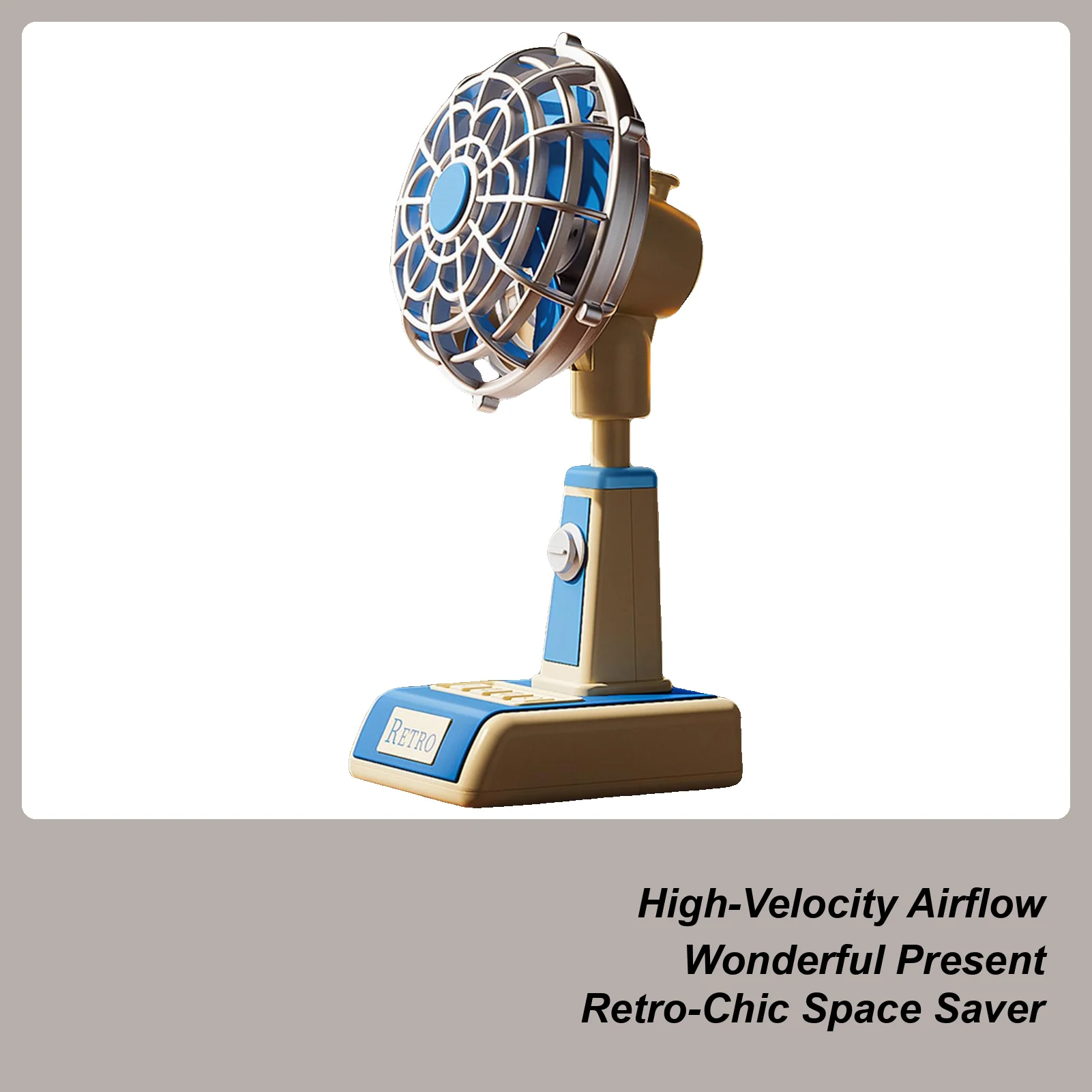 Маленький вентилятор охлаждения USB перезаряжаемый портативный винтажный персональный вентилятор с 3-скоростным мощным потоком воздуха для дома, путешествий на открытом воздухе
Маленький вентилятор охлаждения USB перезаряжаемый портативный винтажный персональный вентилятор с 3-скоростным мощным потоком воздуха для дома, путешествий на открытом воздухе