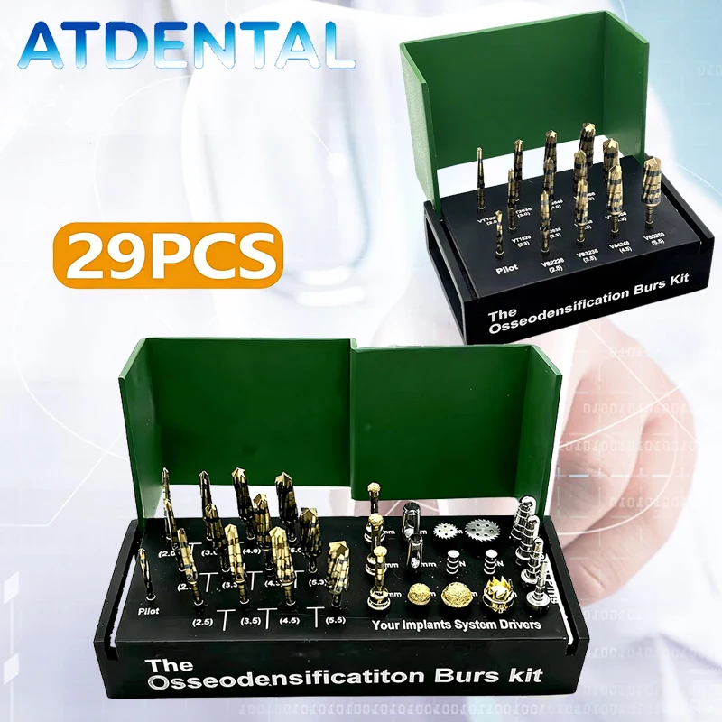 Surgical Implant System Drivers Implant Torque Wrench Ratchet Dental Osseodensification Burs Drills Sinus Lift Kit Set
Surgical Implant System Drivers Implant Torque Wrench Ratchet Dental Osseodensification Burs Drills Sinus Lift Kit Set