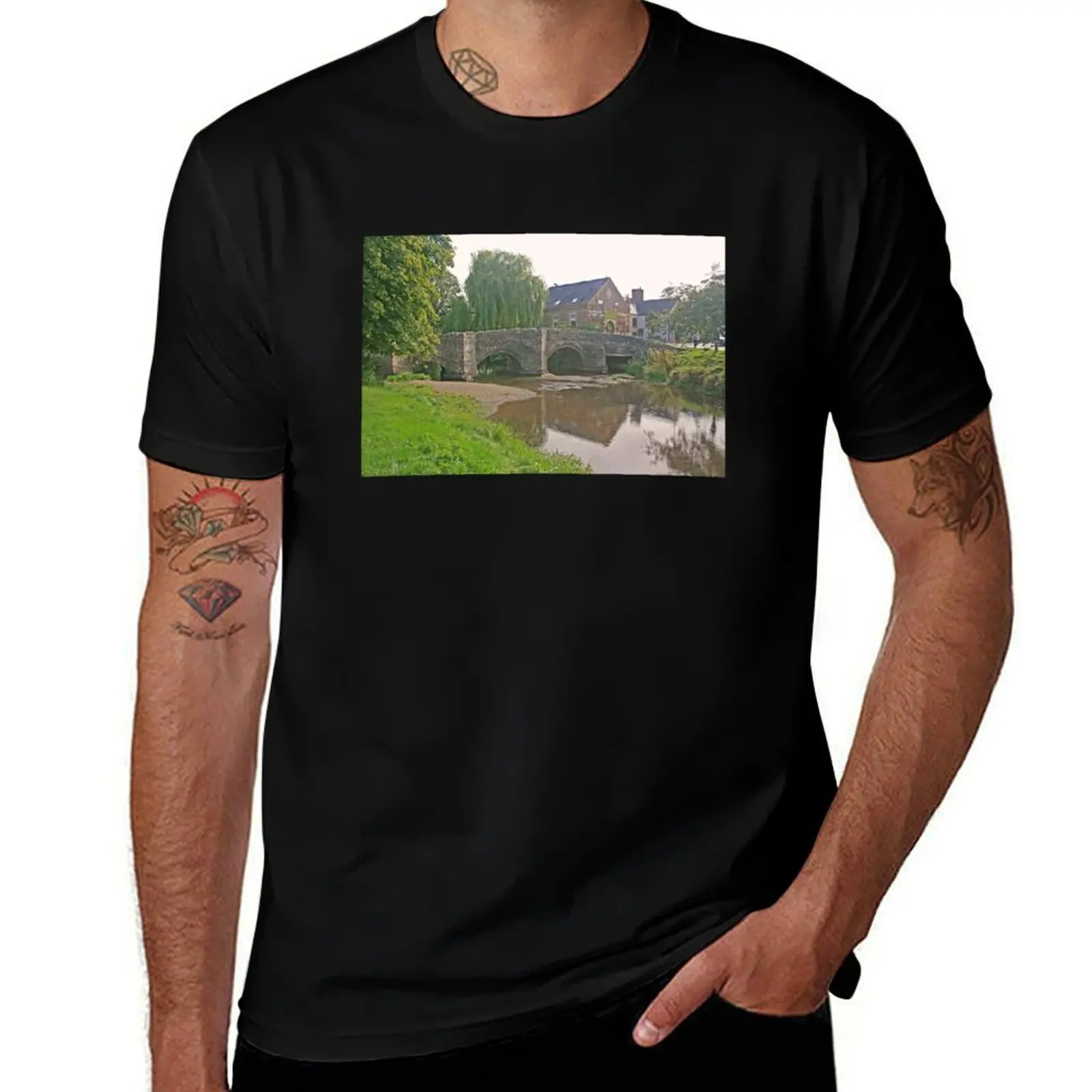 Clun Bridge, September 2022 T-Shirt Basic Comfort Fit T-Shirt for Men
Clun Bridge, September 2022 T-Shirt Basic Comfort Fit T-Shirt for Men
