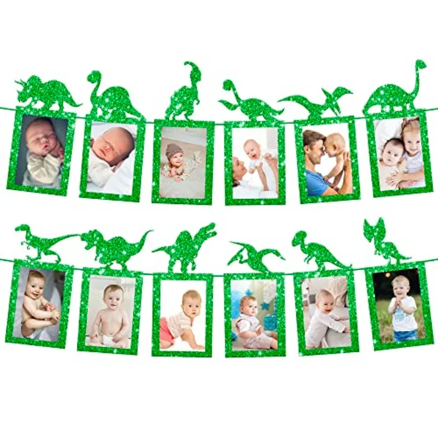 Dinosaur Photo Banner - 10 Feet, Pre-Strung Green Birthday Banner, Dinosaur First Birthday Decorations
Dinosaur Photo Banner - 10 Feet, Pre-Strung Green Birthday Banner, Dinosaur First Birthday Decorations