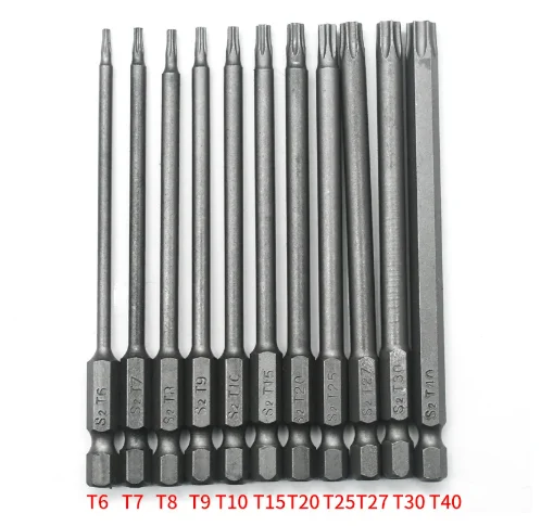 11pc 100mm S2 Magnetic Hexagonal Handle Screwdriver Head Hollow Plum Blossom Hole Hand Electric Drill Pneumatic Tool Accessories
11pc 100mm S2 Magnetic Hexagonal Handle Screwdriver Head Hollow Plum Blossom Hole Hand Electric Drill Pneumatic Tool Accessories