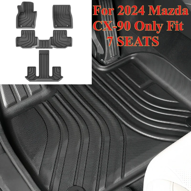 For 2024 Mazda CX-90 Only Fit 7 SEATS All Weather TPE Floor Mat Trunk Mat Floor Liner Heavy Duty Trunk Mats Floor
For 2024 Mazda CX-90 Only Fit 7 SEATS All Weather TPE Floor Mat Trunk Mat Floor Liner Heavy Duty Trunk Mats Floor