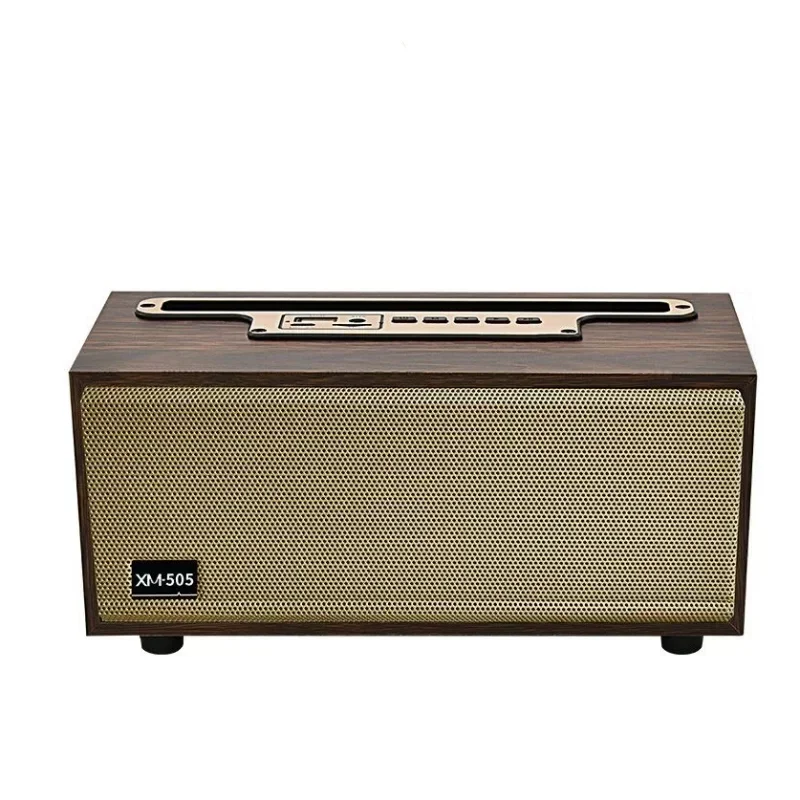 XM-505 Retro Wooden Bluetooth Speaker Wireless Home Subwoofer Portable FM Radio Mobile Phone Stand Speaker
XM-505 Retro Wooden Bluetooth Speaker Wireless Home Subwoofer Portable FM Radio Mobile Phone Stand Speaker