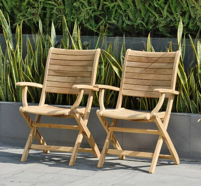 2 Set Teak Wood Folding Chair Arm Patio Deck Outdoor Garden Furniture Dining UV
2 Set Teak Wood Folding Chair Arm Patio Deck Outdoor Garden Furniture Dining UV