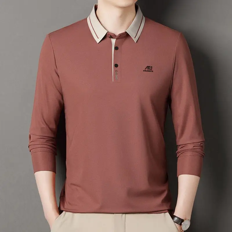 Fall Long Sleeve Shirt Seamless Fashion Midlife Striped Contrast Collar T-Shirt Men's Premium Feel Modern Style Standard...
Fall Long Sleeve Shirt Seamless Fashion Midlife Striped Contrast Collar T-Shirt Men's Premium Feel Modern Style Standard...