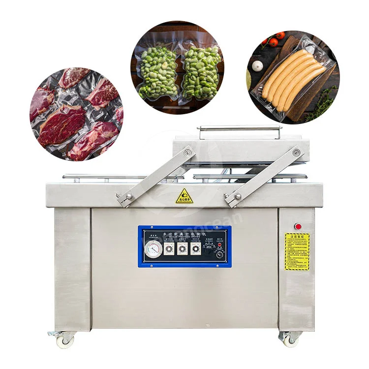 Commercial Industrial Double Chamber Seal Thermoform Plastic Food Sealer Machine Skin Package Vacuum Pack Machine
Commercial Industrial Double Chamber Seal Thermoform Plastic Food Sealer Machine Skin Package Vacuum Pack Machine