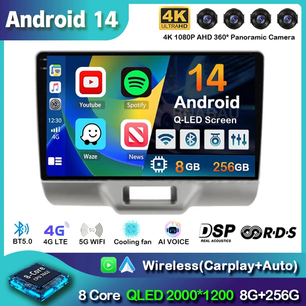 Android 14 Carplay Auto для SUZUKI each Wagon 2015 + Автомагнитола мультимедийный видеоплеер GPS DSP стерео 360 камера головное устройство аудио
Android 14 Carplay Auto для SUZUKI each Wagon 2015 + Автомагнитола мультимедийный видеоплеер GPS DSP стерео 360 камера головное устройство аудио