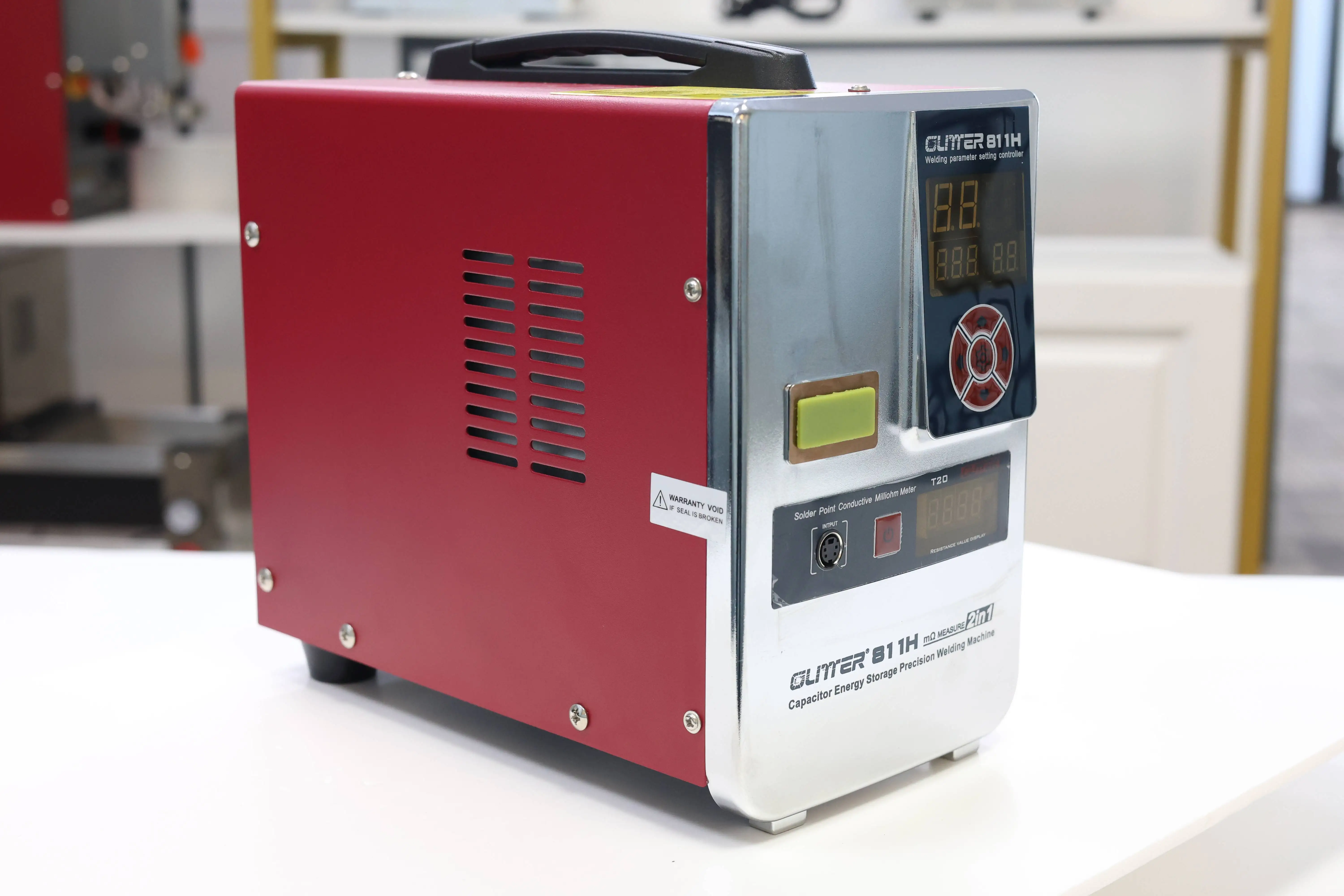 42KW Spot Welder Glitter 811H 75A Power Battery Terminal Welder Large Unit Aluminum to Nickel Welding Equipment
42KW Spot Welder Glitter 811H 75A Power Battery Terminal Welder Large Unit Aluminum to Nickel Welding Equipment