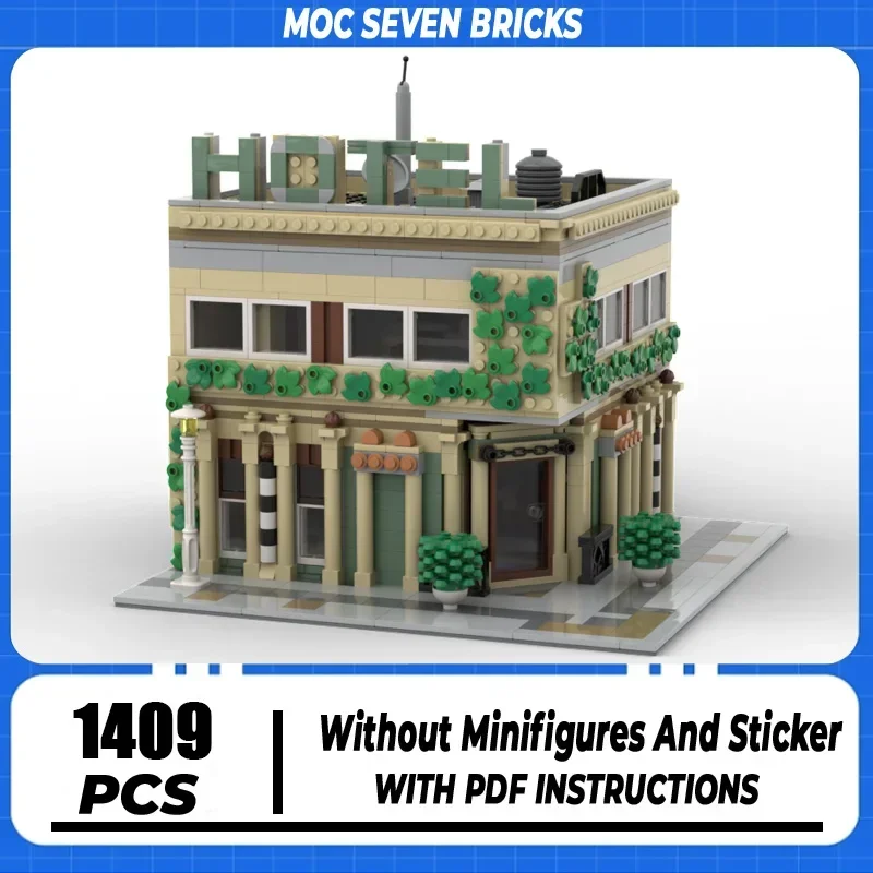 Moc Building Block Модель Угловой отель Альтернативная технология сборки Кирпич DIY Сборка Модульная городская игрушка с видом на улицу для
Moc Building Block Модель Угловой отель Альтернативная технология сборки Кирпич DIY Сборка Модульная городская игрушка с видом на улицу для