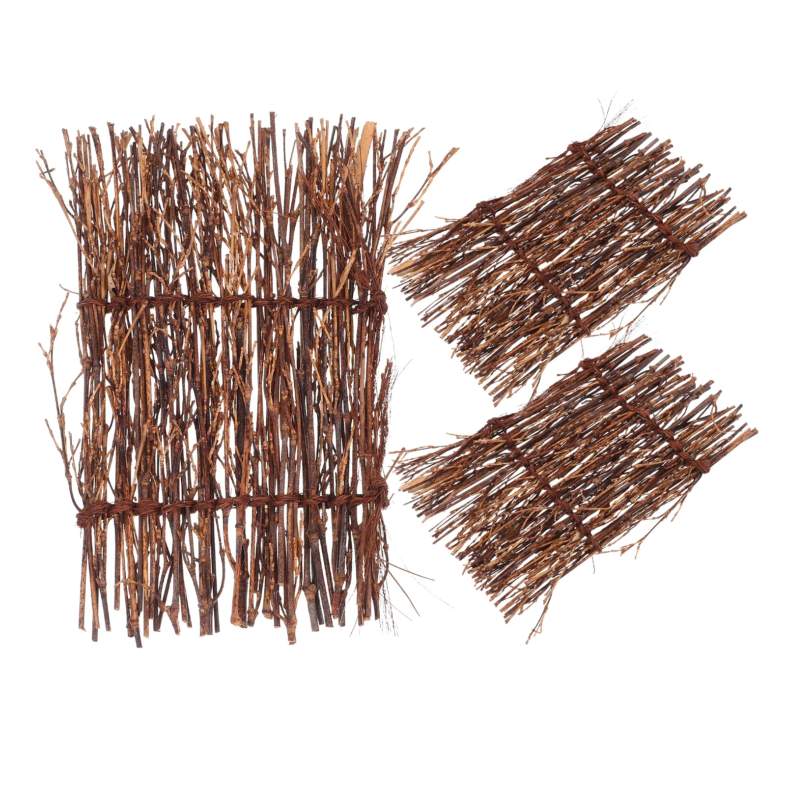 3Pcs Handwoven Miniature Fence for Bonsai Garden Micro Landscape Decoration Natural Craft Fence for Office Plant Pot 17.5x12cm
3Pcs Handwoven Miniature Fence for Bonsai Garden Micro Landscape Decoration Natural Craft Fence for Office Plant Pot 17.5x12cm