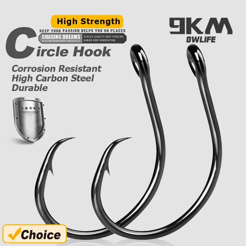 Inline Circle Hooks Saltwater Fishing Catfish Hooks 25~100Pcs Wide Gap Non-Offset for Bass Salmon Striped Fishing Circle Hooks
Inline Circle Hooks Saltwater Fishing Catfish Hooks 25~100Pcs Wide Gap Non-Offset for Bass Salmon Striped Fishing Circle Hooks