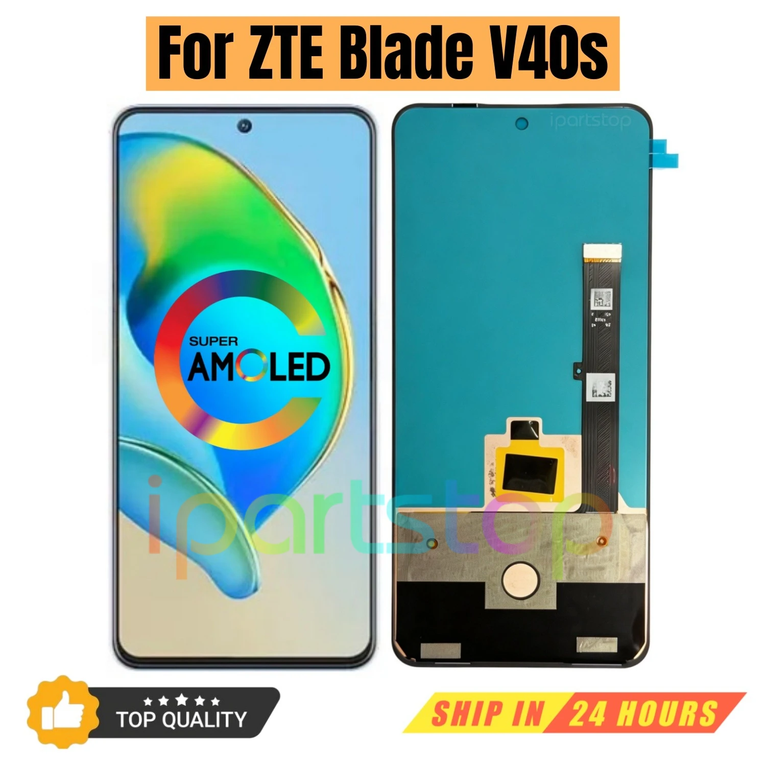 iParts Replacement AMOLED Display for ZTE Blade V40s New Touch Screen Digitizer Assembly OEM Support all Functions
iParts Replacement AMOLED Display for ZTE Blade V40s New Touch Screen Digitizer Assembly OEM Support all Functions