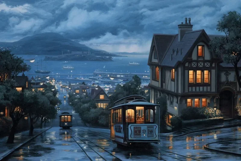 500/1000 PCS Jigsaw Puzzle San Francisco Cable Cars in the Rainy Night Diy for Adults Beginners , Gifts Home Decoration Games
500/1000 PCS Jigsaw Puzzle San Francisco Cable Cars in the Rainy Night Diy for Adults Beginners , Gifts Home Decoration Games