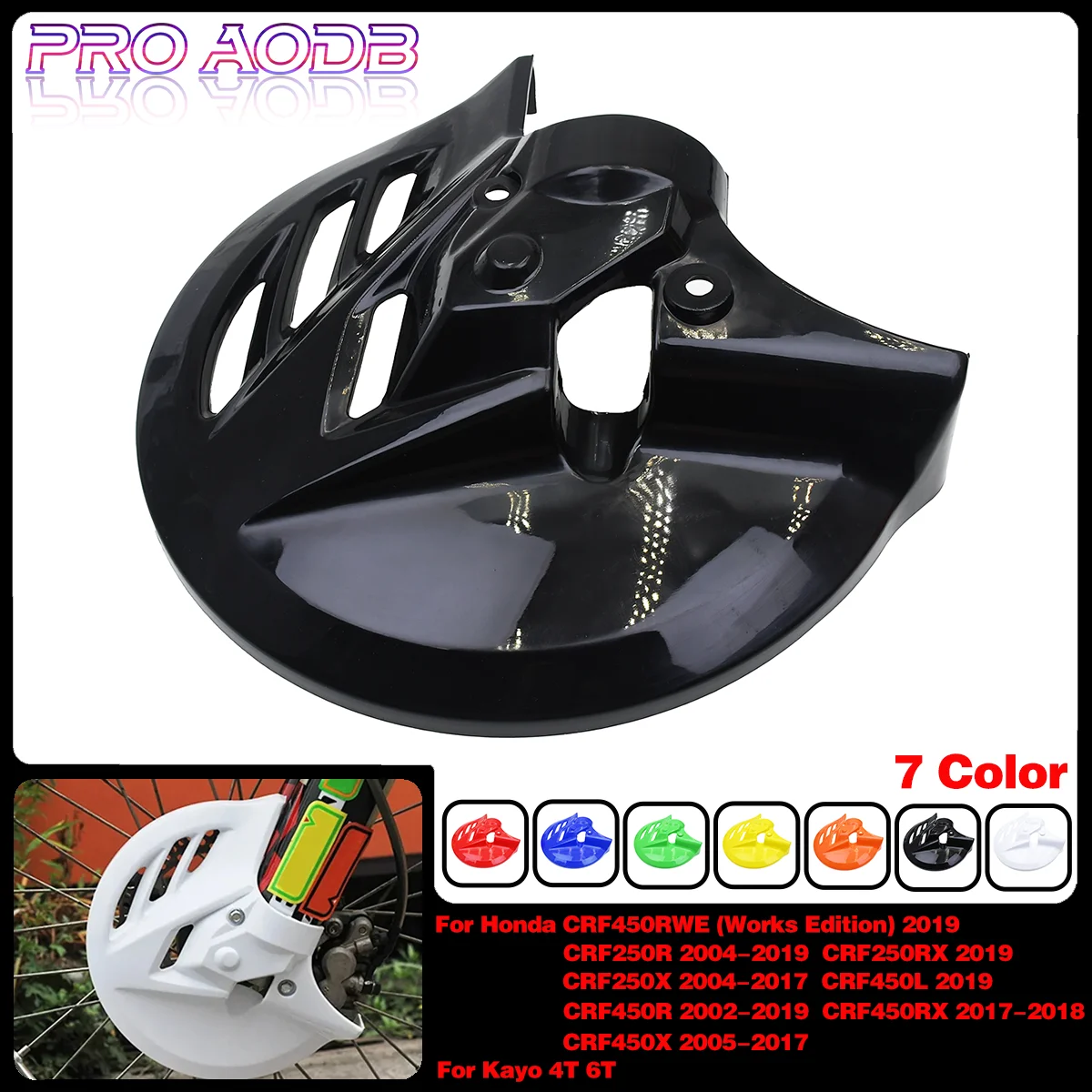 Motorcycle Brake Disc Protection Cover Plastic Protective Cover For Honda CRF 250R 450R 250RX 450FX 250X 450X 450RWE Kayo T4 T6
Motorcycle Brake Disc Protection Cover Plastic Protective Cover For Honda CRF 250R 450R 250RX 450FX 250X 450X 450RWE Kayo T4 T6