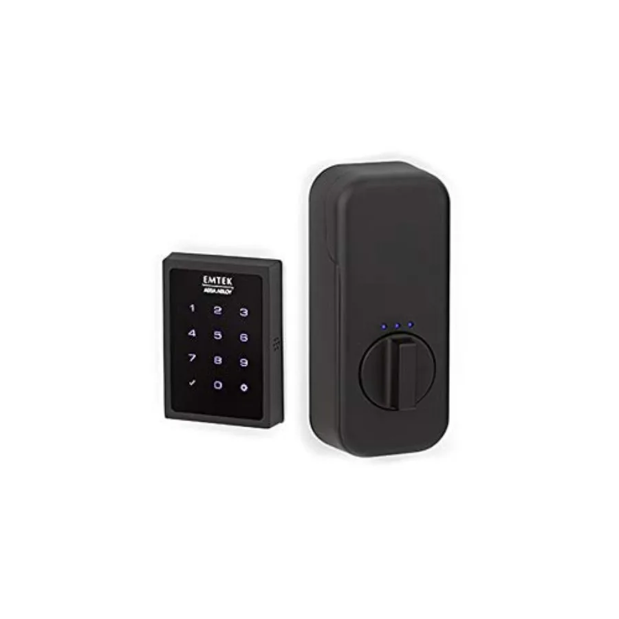 Motorized Touchscreen Keypad Deadbolt with 4 Finish Options in Flat Black for Smart Home Security
Motorized Touchscreen Keypad Deadbolt with 4 Finish Options in Flat Black for Smart Home Security