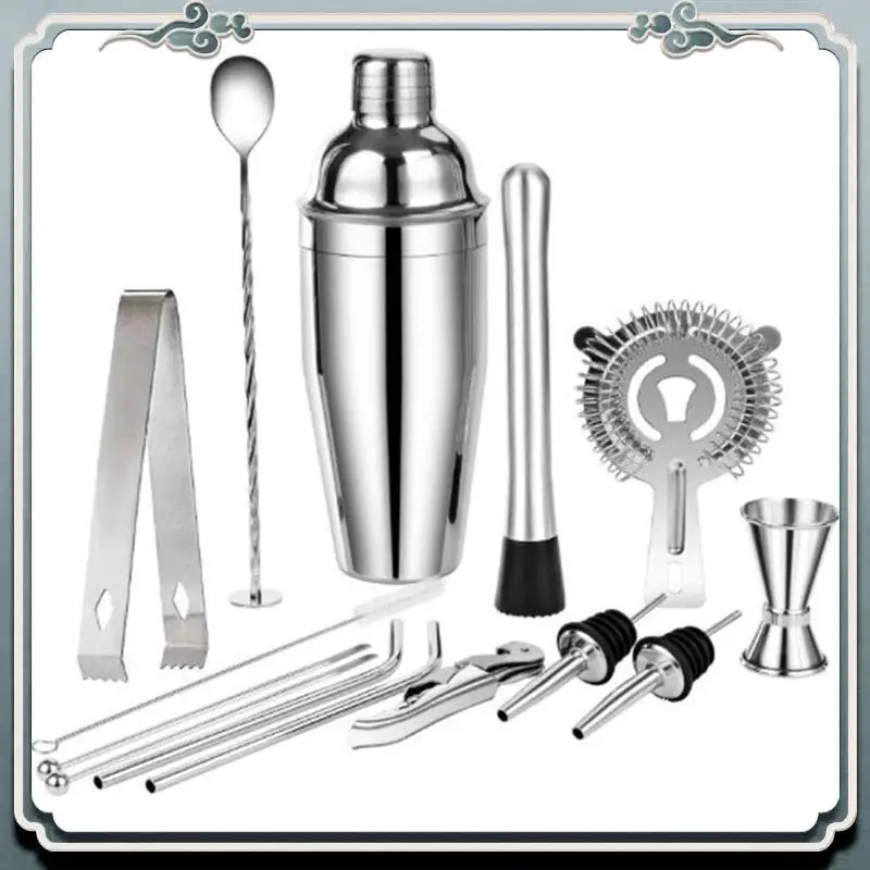 AC76-14Pcs Cocktail Shaker Set Bartender Kit -Stainless Steel Bar Tools For DIY Bartending Home Made Cocktails Accessories
AC76-14Pcs Cocktail Shaker Set Bartender Kit -Stainless Steel Bar Tools For DIY Bartending Home Made Cocktails Accessories