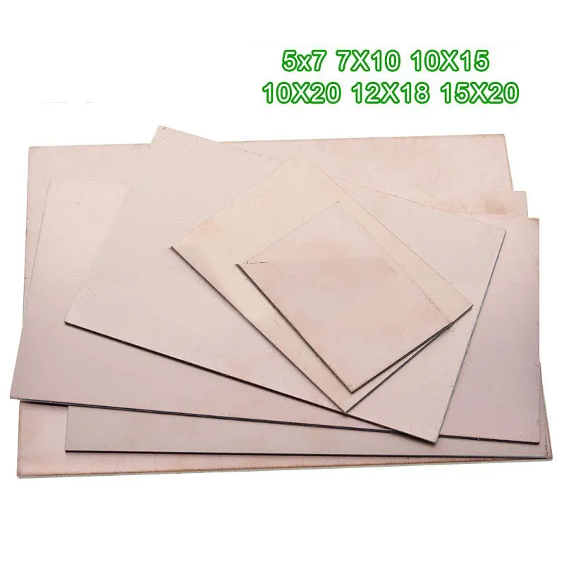 Single Sided Copper Clad Laminate PCB*10 10*15 10*20 Copper Plated Universal Prototype Board Etching Pcbs Kit
Single Sided Copper Clad Laminate PCB*10 10*15 10*20 Copper Plated Universal Prototype Board Etching Pcbs Kit