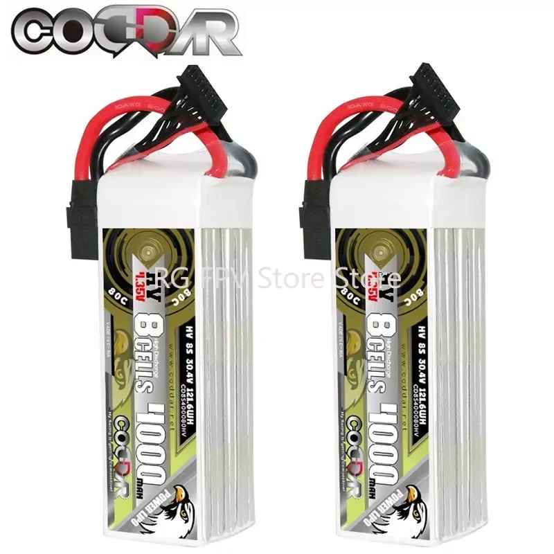 Аккумуляторная батарея CODDAR 80C 30,4 в 8S 4000 мАч Lipo для FPV радиоуправляемых квадрокоптеров и летательных аппаратов с T/XT60/TRX/XT90/EC5 8S, аккумуляторная батарея
Аккумуляторная батарея CODDAR 80C 30,4 в 8S 4000 мАч Lipo для FPV радиоуправляемых квадрокоптеров и летательных аппаратов с T/XT60/TRX/XT90/EC5 8S, аккумуляторная батарея