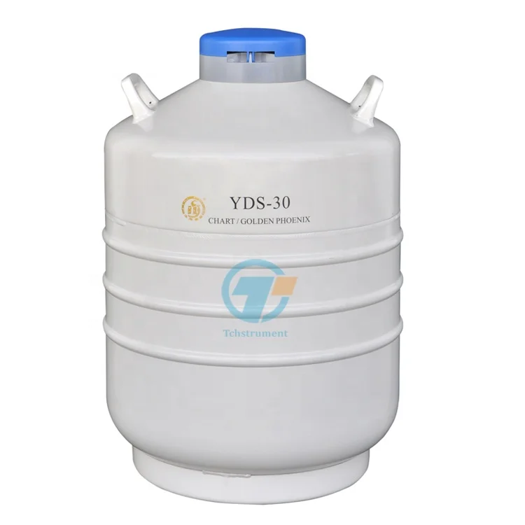 YDS-30 30L Liquid Nitrogen Dewar Container With Racks For Storage Type Liquid Nitrogen
YDS-30 30L Liquid Nitrogen Dewar Container With Racks For Storage Type Liquid Nitrogen