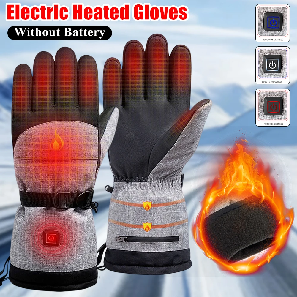Winter Electric Heated Gloves USB Heating Gloves Waterproof Thermal Skiing Gloves for Outdoor Hiking Fishing (No Power Supply)
Winter Electric Heated Gloves USB Heating Gloves Waterproof Thermal Skiing Gloves for Outdoor Hiking Fishing (No Power Supply)