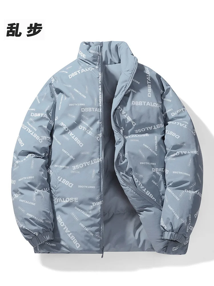 Двусторонняя утепленная хлопковая куртка для мужчин: молодежная, повседневная, на молнии, стандартной длины, свободного кроя
Двусторонняя утепленная хлопковая куртка для мужчин: молодежная, повседневная, на молнии, стандартной длины, свободного кроя