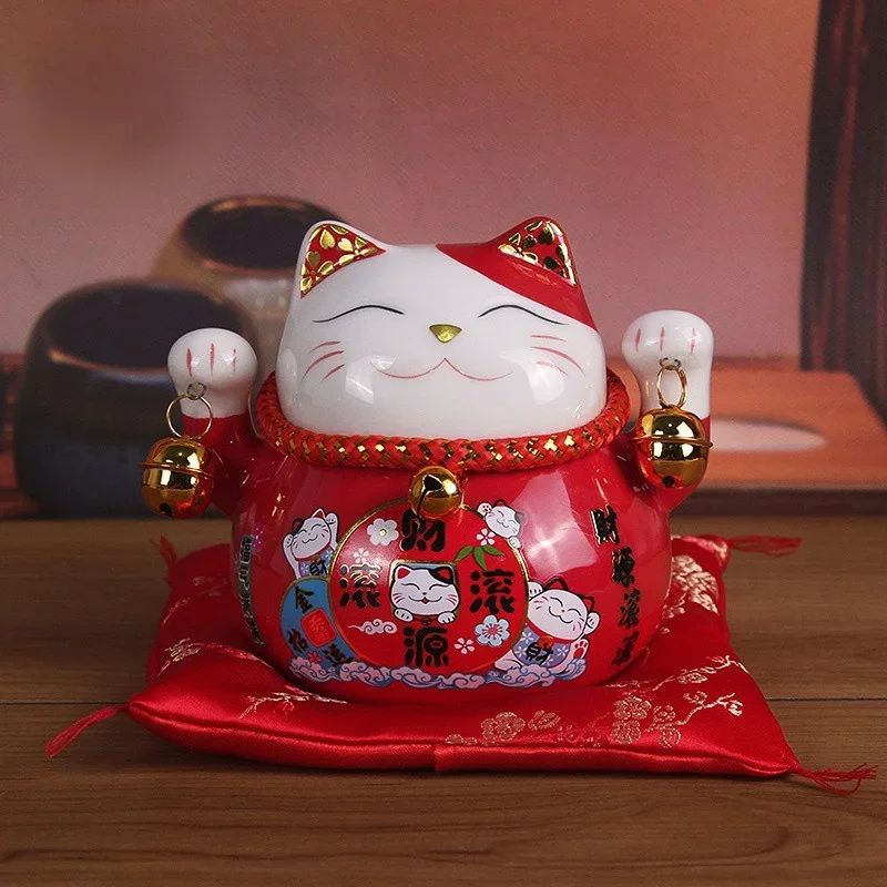 4.5 Inch Lucky Cat Piggy Bank Japanese Cartoon Ceramic Ornaments Store Opening Gift Front Desk Lucky Jewelry Home Decorations
4.5 Inch Lucky Cat Piggy Bank Japanese Cartoon Ceramic Ornaments Store Opening Gift Front Desk Lucky Jewelry Home Decorations