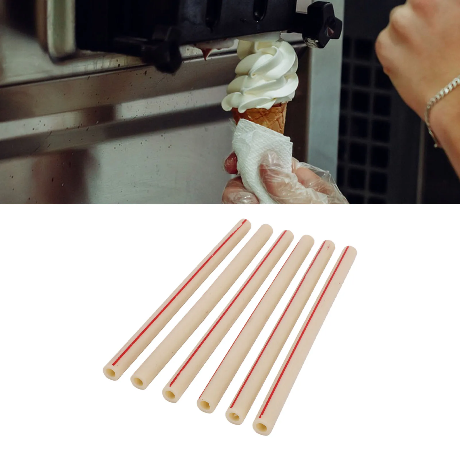 6pcs HC138836 Transfer Hose Replacement Commercial Grade Soft Serve Ice Cream Machine Hose Parts Accessories
6pcs HC138836 Transfer Hose Replacement Commercial Grade Soft Serve Ice Cream Machine Hose Parts Accessories