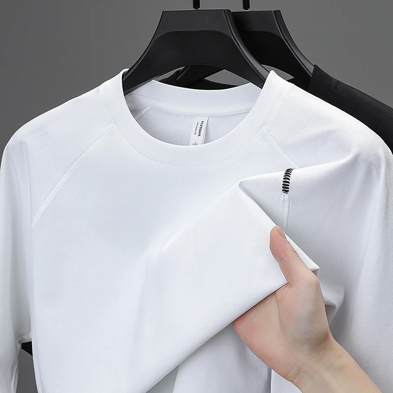 YEAE New Long Velvet Cotton Skin-friendly and Breathable Summer Simple Solid Color Round Neck Short-sleeved Men's T-shirt Top
YEAE New Long Velvet Cotton Skin-friendly and Breathable Summer Simple Solid Color Round Neck Short-sleeved Men's T-shirt Top