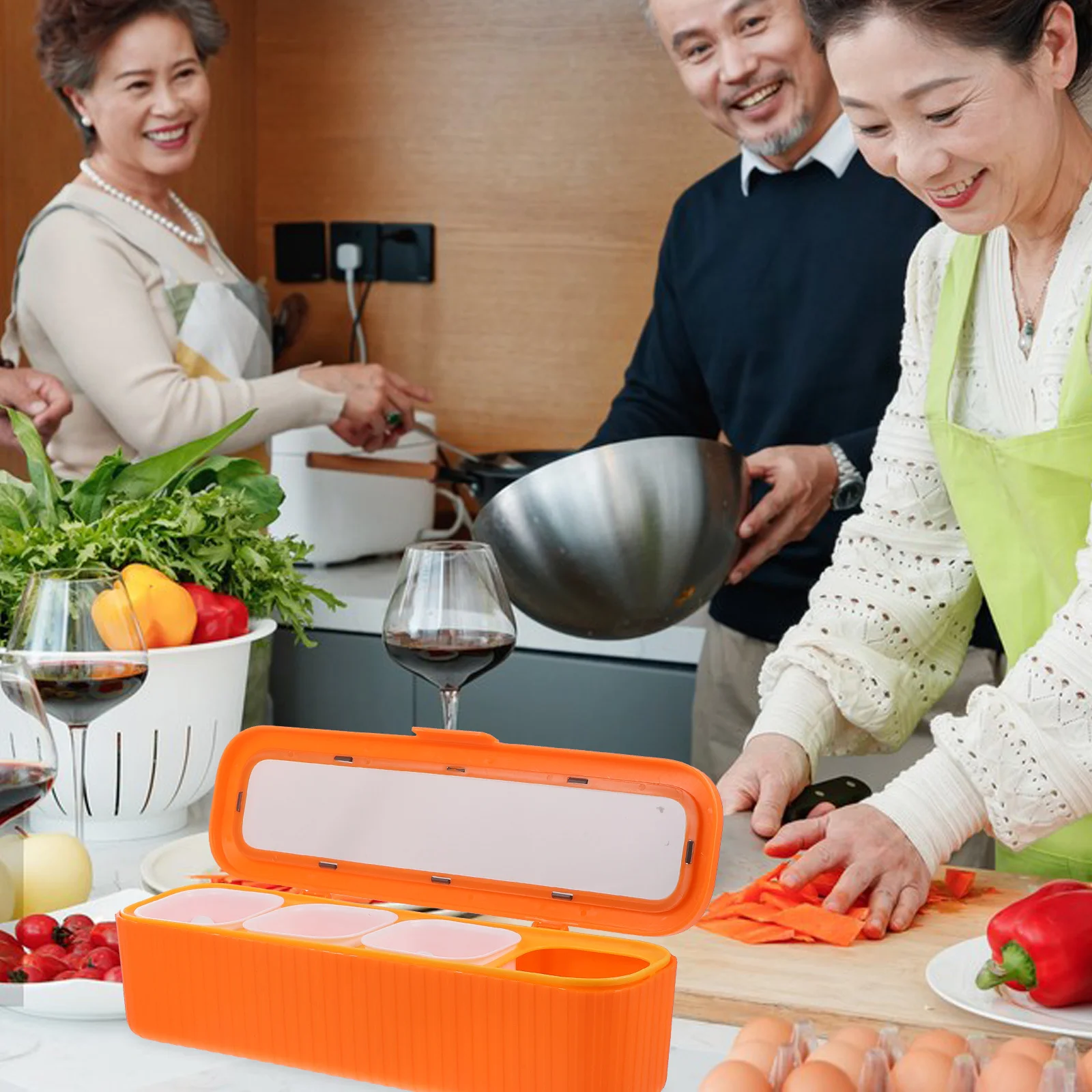 Delicate Spice Jar Kitchen Accessories Seasoning Box Practical Simple Operate Suitable Salt Pepper Sugar Condiments
Delicate Spice Jar Kitchen Accessories Seasoning Box Practical Simple Operate Suitable Salt Pepper Sugar Condiments