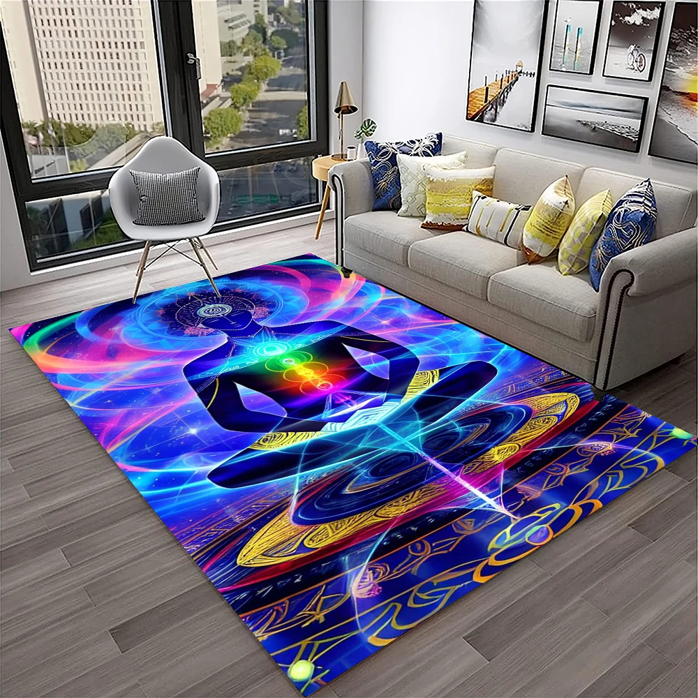 Rainbow 7 Chakra Yoga Meditation Soft Carpet Rug for Home Living Room Bedroom Sofa Doormat Decor,Area Rug Non-slip Floor Mat
Rainbow 7 Chakra Yoga Meditation Soft Carpet Rug for Home Living Room Bedroom Sofa Doormat Decor,Area Rug Non-slip Floor Mat