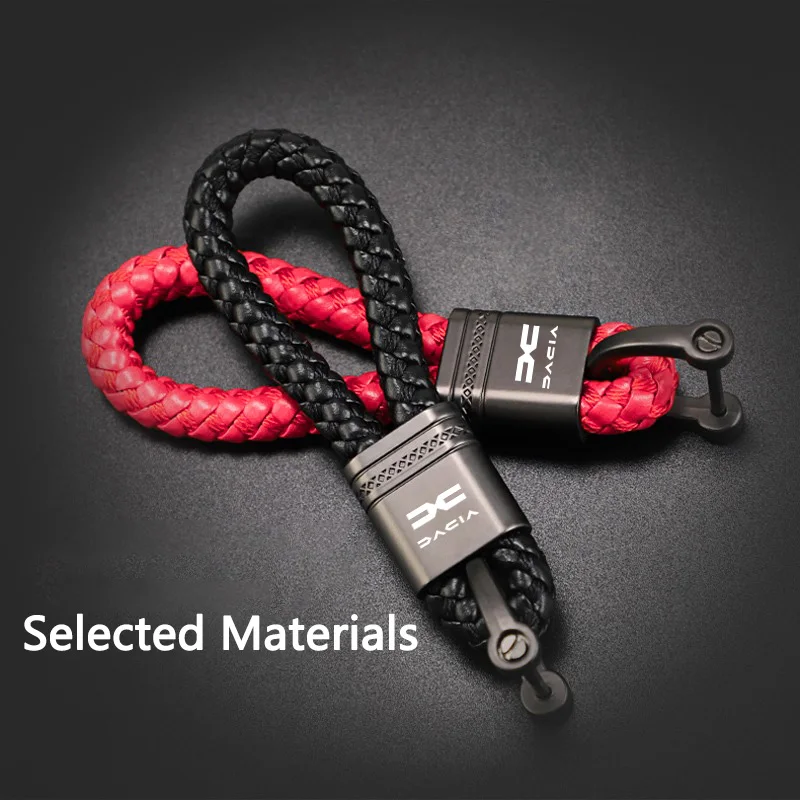Hand-woven Leather Keychain Car Key Ring Men Women Cute For Dacia Logan Sandero Duster Lodgy Spring Jogger Keyring Accessories
Hand-woven Leather Keychain Car Key Ring Men Women Cute For Dacia Logan Sandero Duster Lodgy Spring Jogger Keyring Accessories