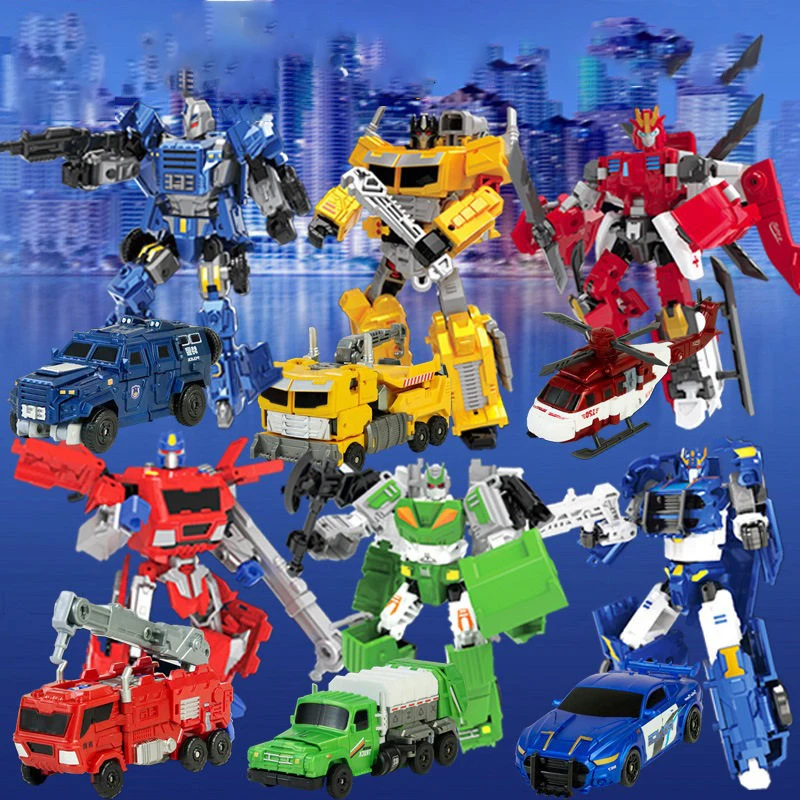6pcs Deformation Robot Toys Set Action Figures Robot Toys Plastic Models Boys Birthday Gifts Christmas Gifts Collection Models
6pcs Deformation Robot Toys Set Action Figures Robot Toys Plastic Models Boys Birthday Gifts Christmas Gifts Collection Models
