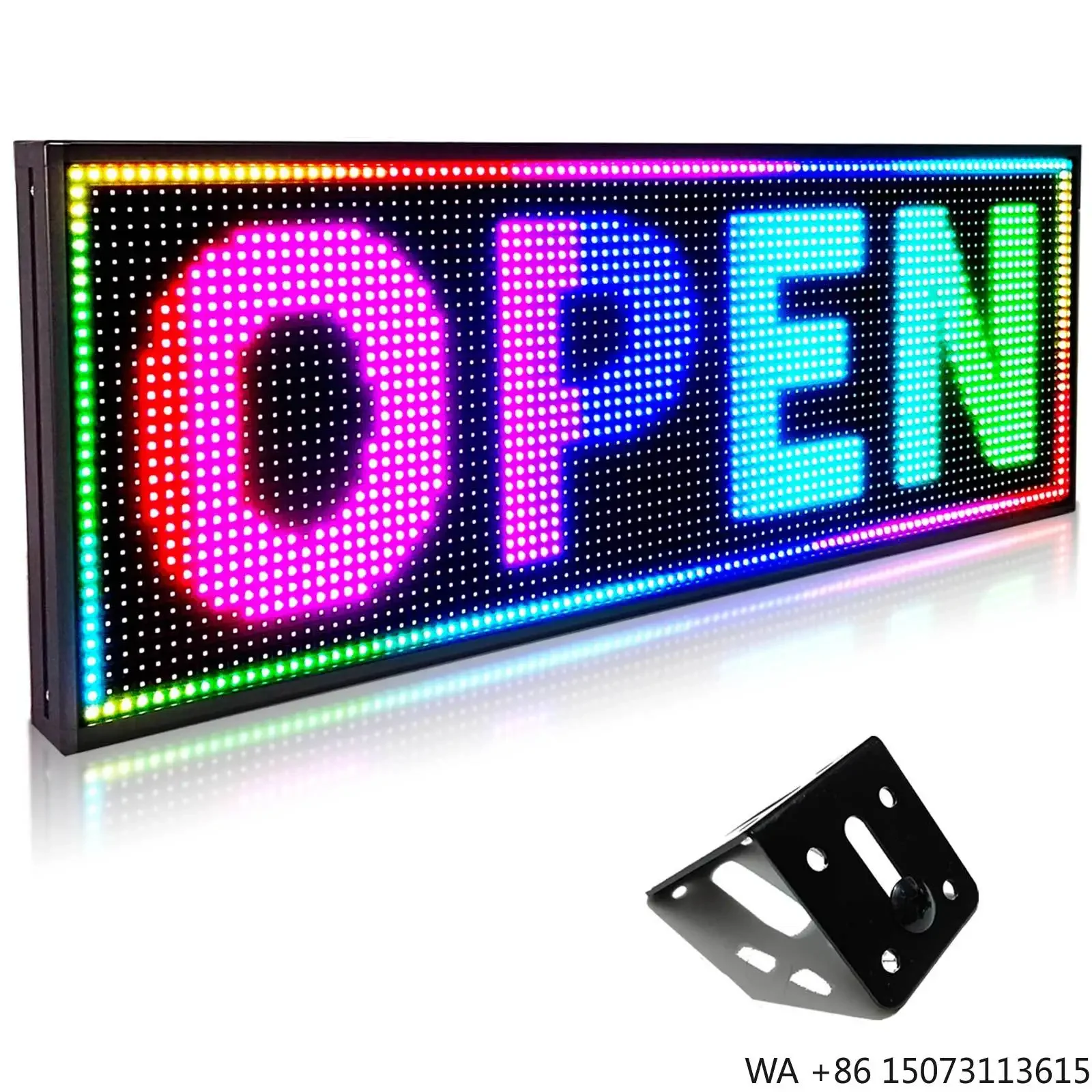 Customizable P10 Outdoor Full-Color Scrolling Screen - WiFi-Controlled, Waterproof Door Head Electronic Strip Screen
Customizable P10 Outdoor Full-Color Scrolling Screen - WiFi-Controlled, Waterproof Door Head Electronic Strip Screen