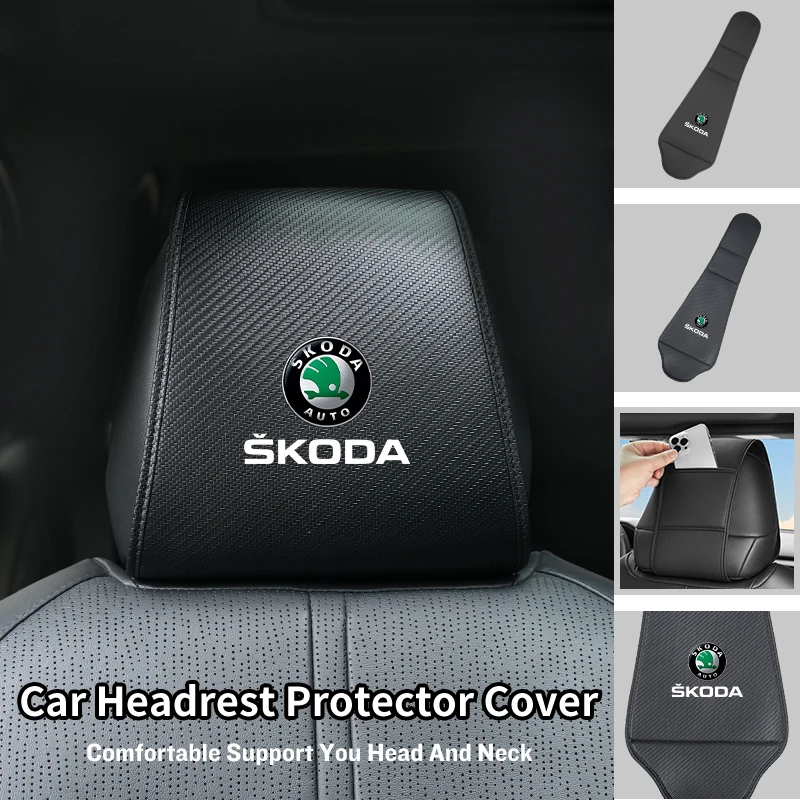 Car Seat Headrest Cover Leather Neck Pillow Protector Accessories For Skoda Octavia Rapid Kodiaq Superb Derivative Karoq Fabia
Car Seat Headrest Cover Leather Neck Pillow Protector Accessories For Skoda Octavia Rapid Kodiaq Superb Derivative Karoq Fabia