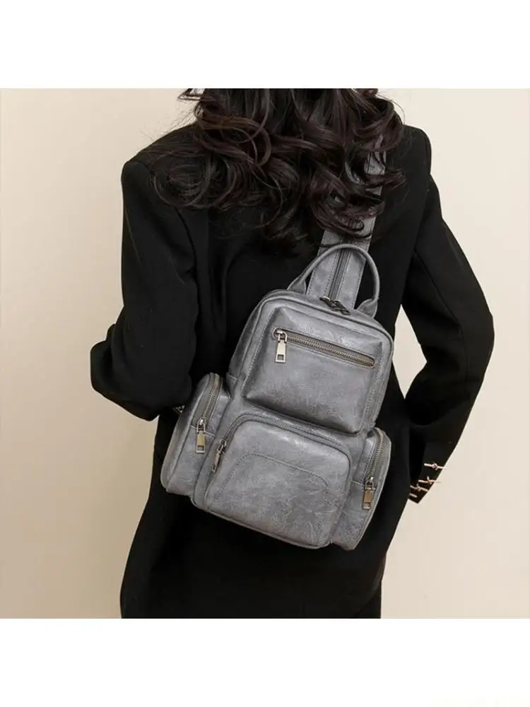 X90D Practical Womens School Bag Small Backpack PU Shoulder Bag for Everyday Use
X90D Practical Womens School Bag Small Backpack PU Shoulder Bag for Everyday Use