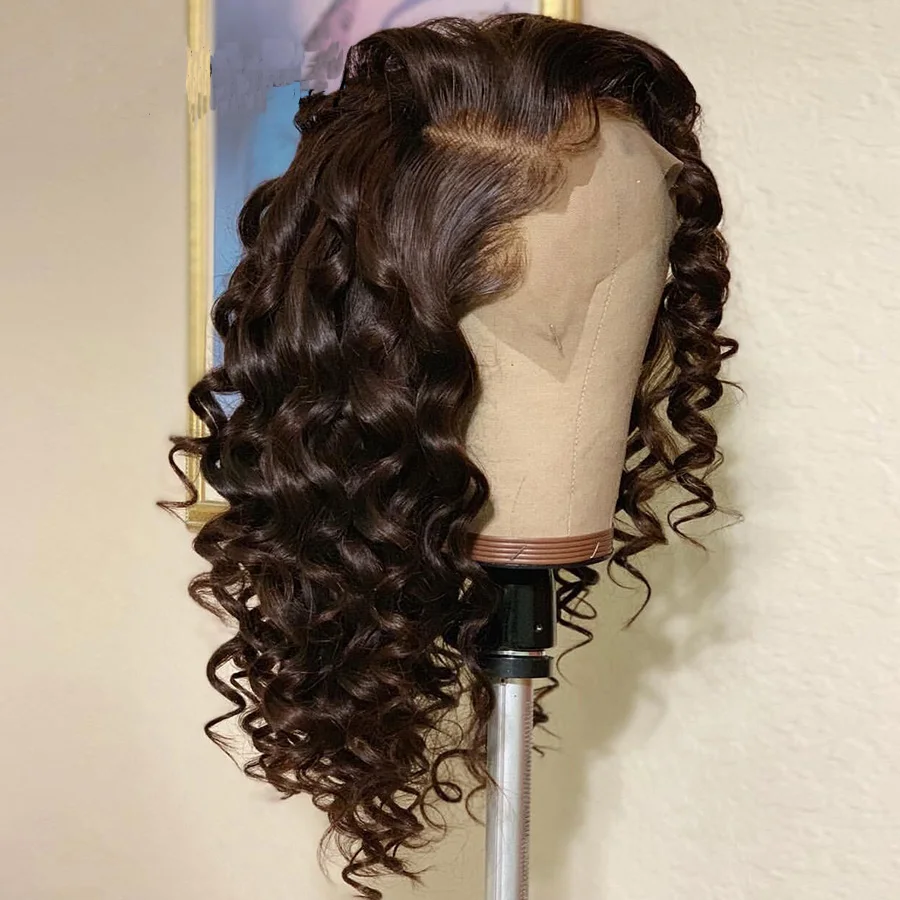 Soft 180Density 26“Brown Deep Wave Curly Lace Front Wig For Women BabyHair Glueless Preplucked Heat Resistant Daily Wig
Soft 180Density 26“Brown Deep Wave Curly Lace Front Wig For Women BabyHair Glueless Preplucked Heat Resistant Daily Wig