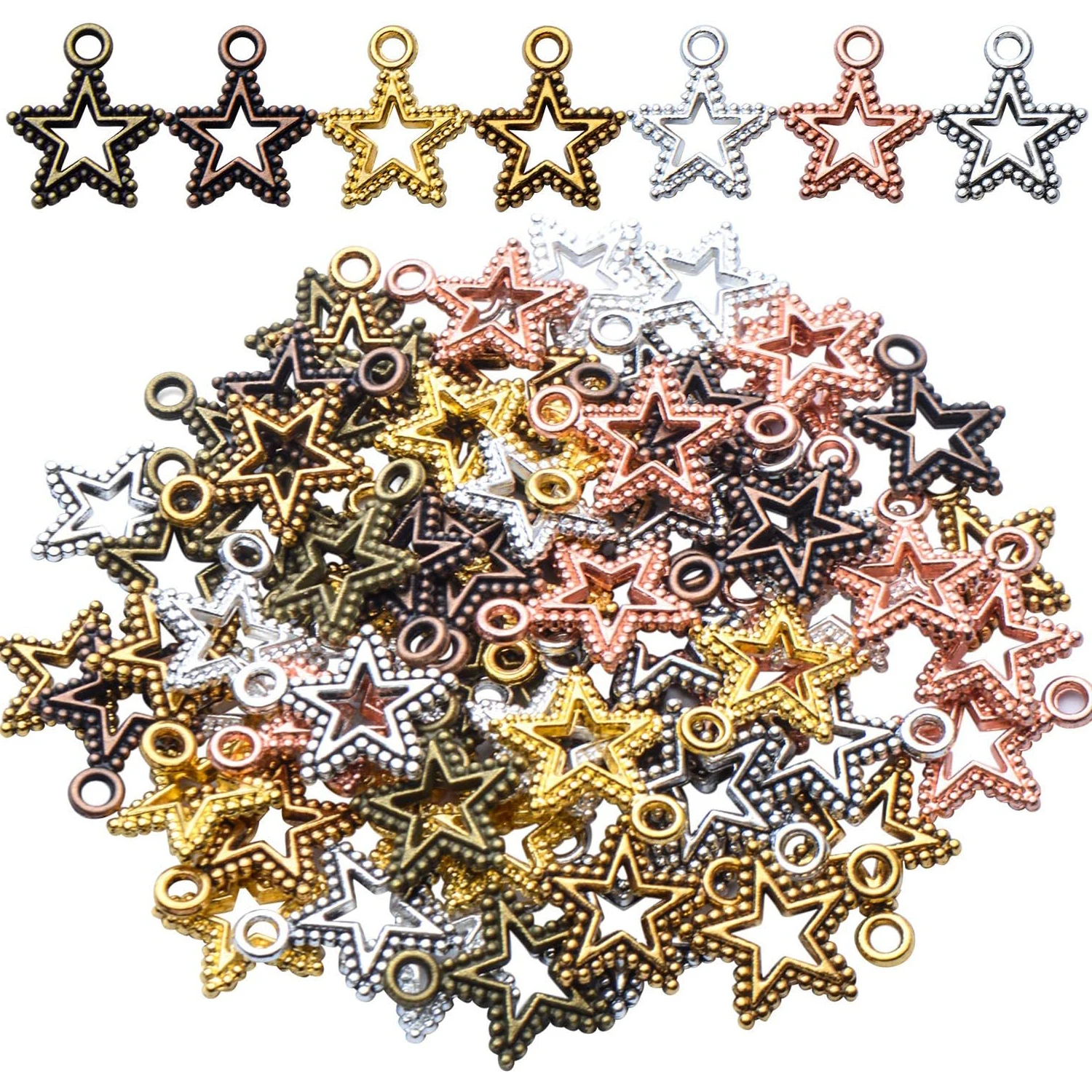 Подвески-звездочки, 70 шт., маленькие подвески-звездочки для изготовления украшений, аксессуары для серег, ожерелий, браслетов
Подвески-звездочки, 70 шт., маленькие подвески-звездочки для изготовления украшений, аксессуары для серег, ожерелий, браслетов