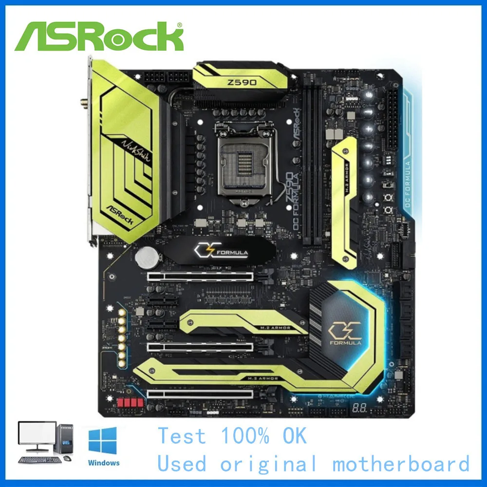Z590 используется для ASRock Z590 OC Formula Socket LGA1200 DDR4 десктопная материнская плата 11-го 10-го поколения материнская плата поддержка 11900K 10700K
Z590 используется для ASRock Z590 OC Formula Socket LGA1200 DDR4 десктопная материнская плата 11-го 10-го поколения материнская плата поддержка 11900K 10700K