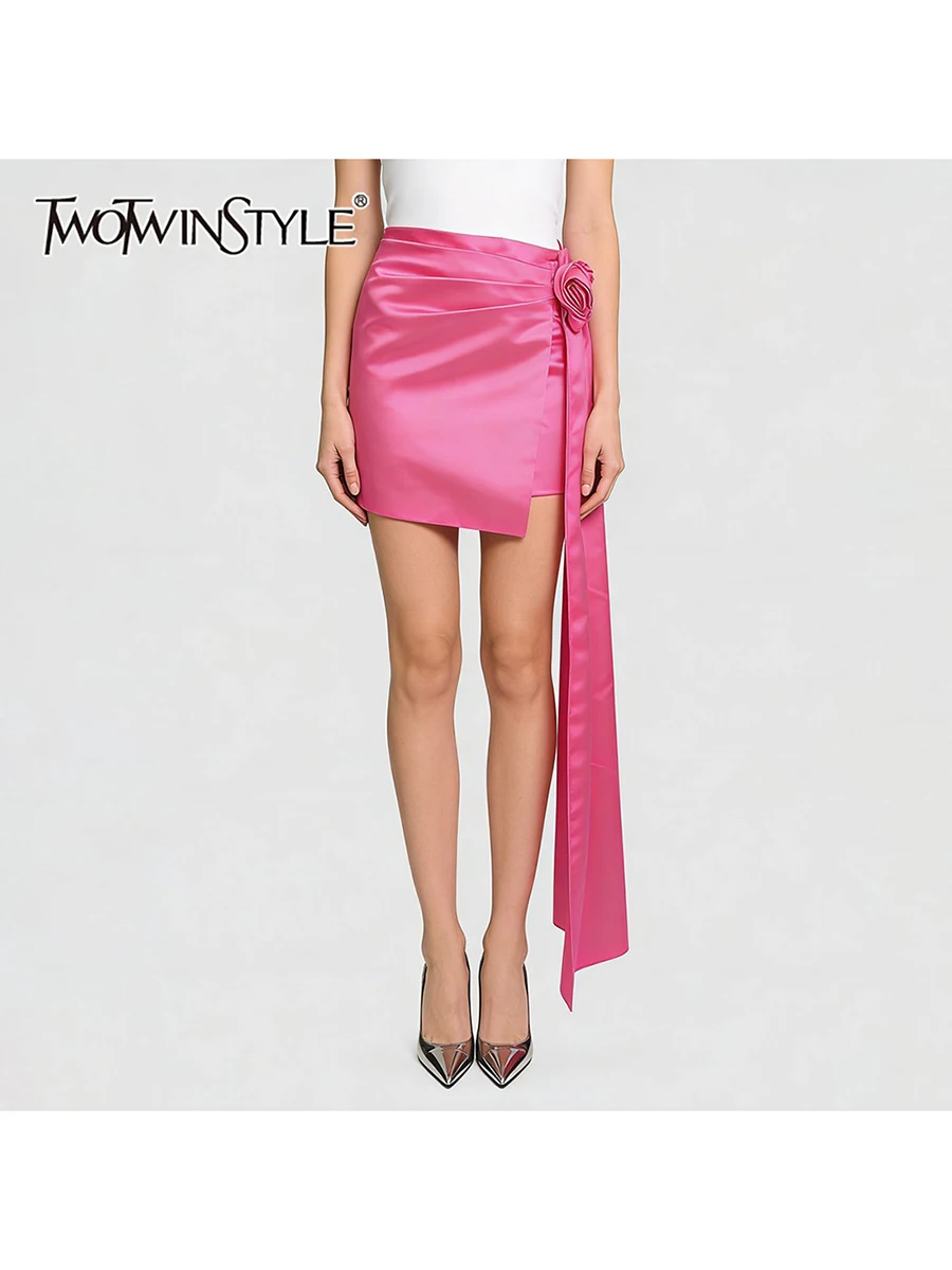 TWOTWINSTYLE утягивающие сращенные 3D цветочные модные мини-юбки для женщин с высокой талией в стиле пэчворк, нерегулярная юбка, женская одежда
TWOTWINSTYLE утягивающие сращенные 3D цветочные модные мини-юбки для женщин с высокой талией в стиле пэчворк, нерегулярная юбка, женская одежда