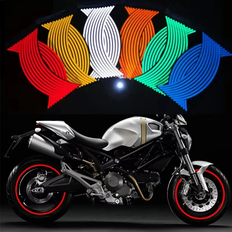 Motorcycle Wheel Tire Stickers Strips Reflective Rim Tape Strips for Motorcycle Car Wheel Tire Stickers Motorbike Auto Decals
Motorcycle Wheel Tire Stickers Strips Reflective Rim Tape Strips for Motorcycle Car Wheel Tire Stickers Motorbike Auto Decals