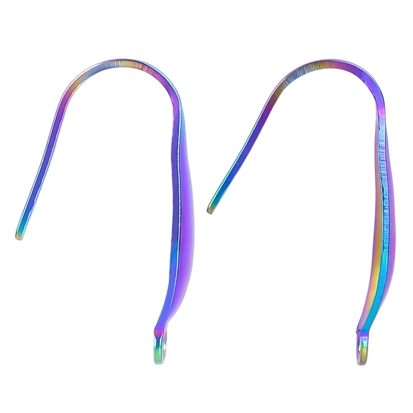 10pcs/Lot 19mm*14mm Rainbow Color Stainless Steel Earring Hooks For Earrings DIY Making Material Jewelry Accessories and Parts
10pcs/Lot 19mm*14mm Rainbow Color Stainless Steel Earring Hooks For Earrings DIY Making Material Jewelry Accessories and Parts