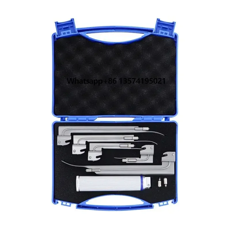 Veterinary Use Flexible Fiber Optical Reusable Light Metal Bend Laryngoscope or Straight Laryngoscope
Veterinary Use Flexible Fiber Optical Reusable Light Metal Bend Laryngoscope or Straight Laryngoscope