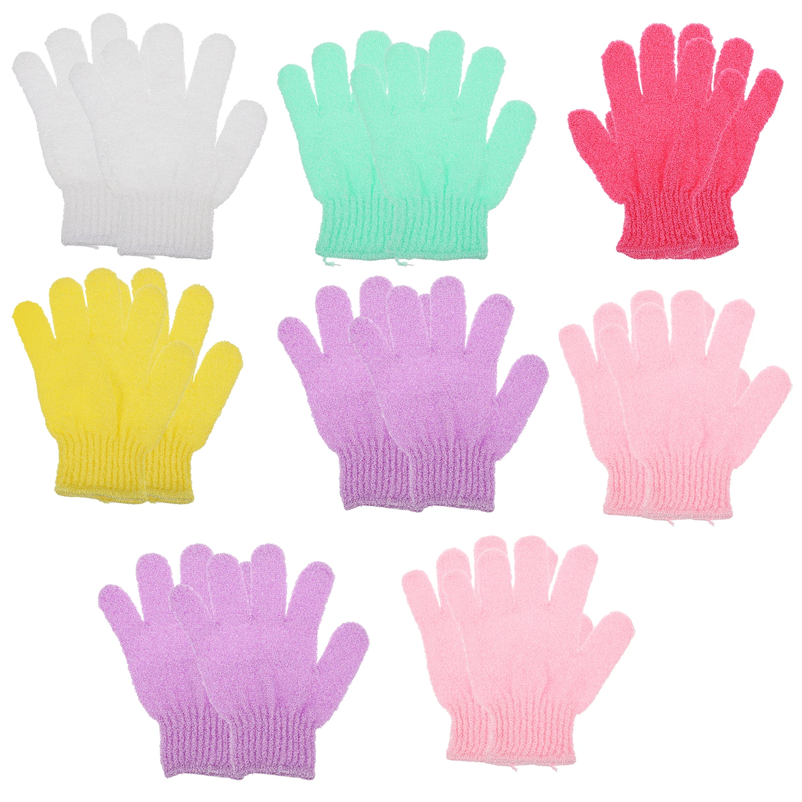 16 Pcs Exfoliating Gloves Bath Shower Five Fingers Cleaning Massage Body Smooth Glove Dead Skin Removal Oil Control
16 Pcs Exfoliating Gloves Bath Shower Five Fingers Cleaning Massage Body Smooth Glove Dead Skin Removal Oil Control