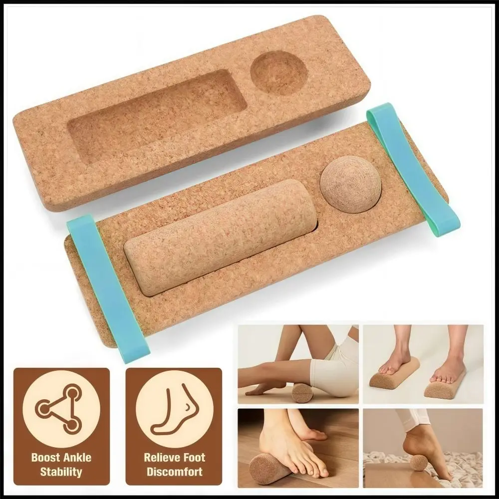 Cork Balance Board Ankle Stability Trainer Semicircle Foot Strengthener Portable Enhanced Foot Function Yoga Massage Column
Cork Balance Board Ankle Stability Trainer Semicircle Foot Strengthener Portable Enhanced Foot Function Yoga Massage Column