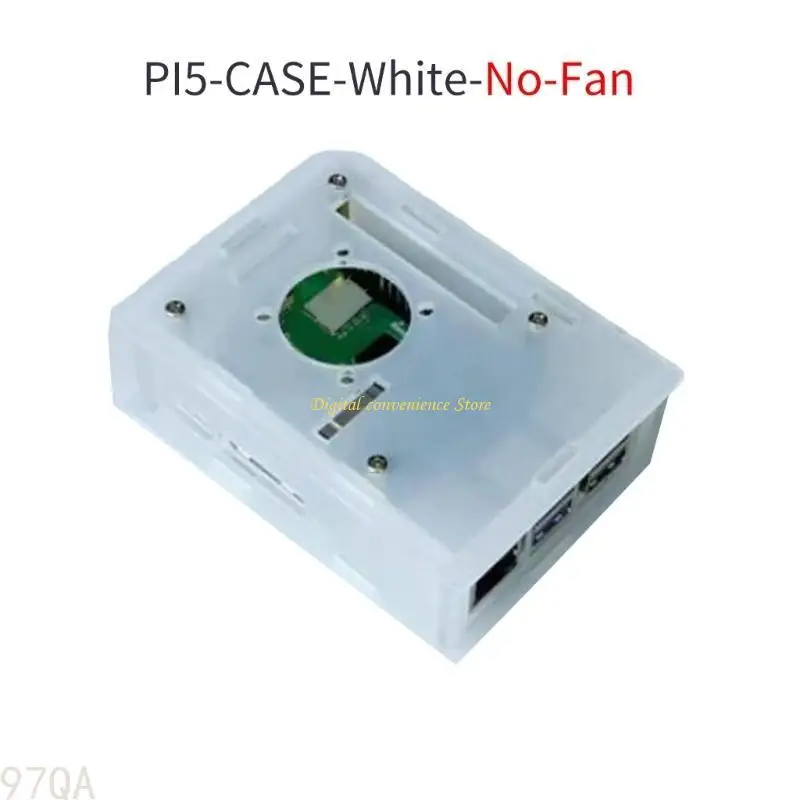 97QA Acrylic Cover Housing with Optional Cooling Fan for RPi 5 Mainboard Enclosure
97QA Acrylic Cover Housing with Optional Cooling Fan for RPi 5 Mainboard Enclosure