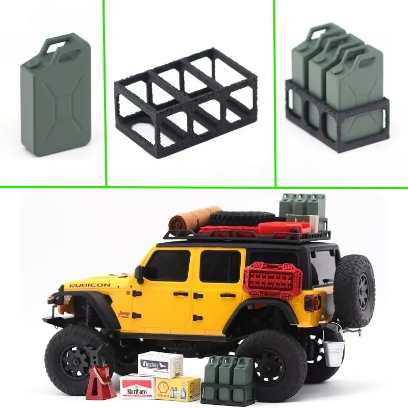 Plastic Toys Fuel Tank Scene Decoration for 1:18 1/24 RC Crawler Car TRX4M Defender Bronco Axial SCX24 FCX24 Wrangler Parts
Plastic Toys Fuel Tank Scene Decoration for 1:18 1/24 RC Crawler Car TRX4M Defender Bronco Axial SCX24 FCX24 Wrangler Parts