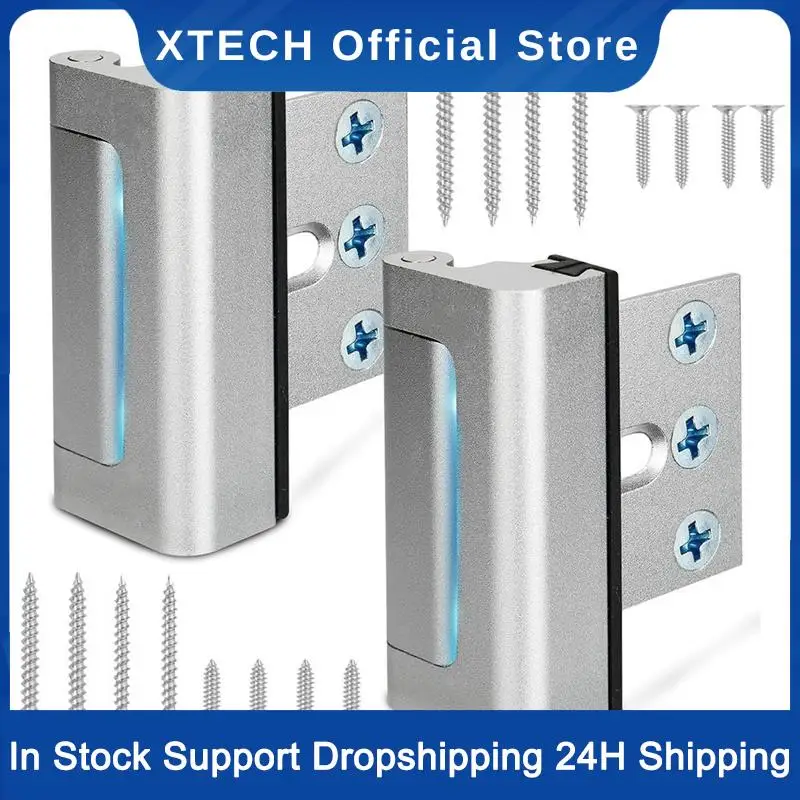 XTECH Усиленный замок для домашней безопасности, замки для входной двери для детей, выдерживают 800 фунтов, дверной замок, 2 шт.
XTECH Усиленный замок для домашней безопасности, замки для входной двери для детей, выдерживают 800 фунтов, дверной замок, 2 шт.