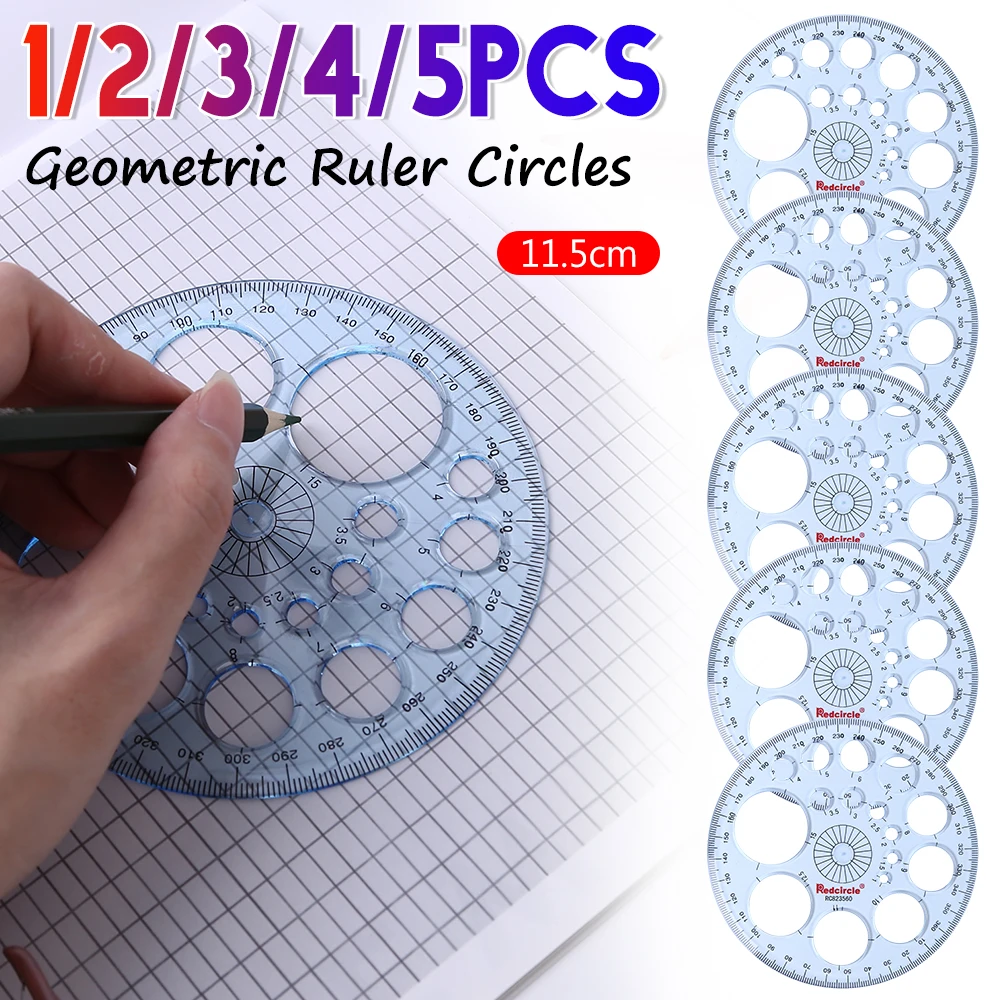Practical Geometric Template Plastic Measuring Ruler Circles Drawing Shape Stencils for Office School Home Building Formwork
Practical Geometric Template Plastic Measuring Ruler Circles Drawing Shape Stencils for Office School Home Building Formwork